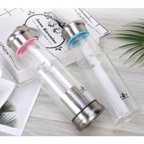 New high grade plastic cup filter tea separation tea cup tea maker sports water bottle