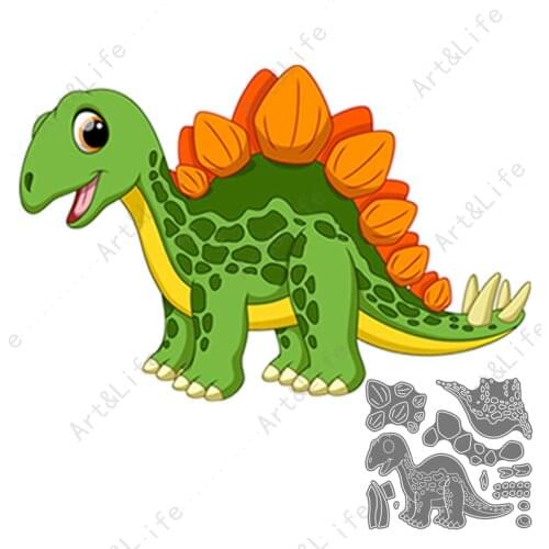 New Metal Cutting Dies Jurassic Epoch Dinosaurs Birthday Toys Stencils For Making Scrapbooking Paper Cards Embossing Cut Die