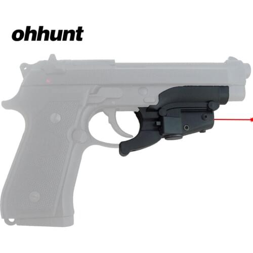 Ohhunt 5mw Red Laser Sight Scope Tactical Hunting Red Dot Sight For M92 Beretta Model 92 96 M9 GZ200020