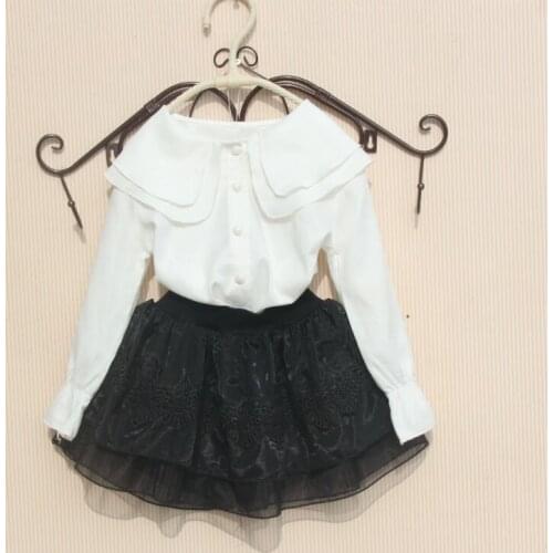 Toddler Girl Fall Clothes 2020 Child Shirts For Teenage Girls Blouse Children Clothes Kid White Blouse Chiffon Blusas Sales