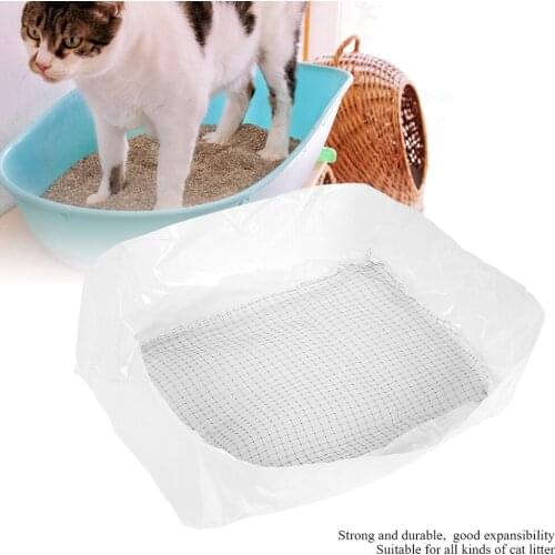 Cat Litter Box Liner Tray Reusable Strong Pet Lifter Sifter Bag (10Pcs/set)