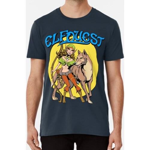 Retro Nightfall T shirt nightfall elfquest wolf wolves elf elves wolfrider