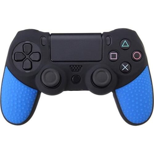 Silicone Cover Skin for Dualshocks 4 PS4 Pro Slim Controller Case and Thumb Grip Caps for Sony PS4 Game Accessories