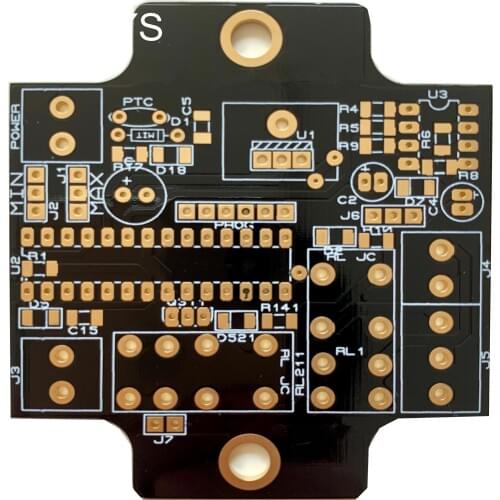 Black Soldermask Placa de Circuito da Cut 60 Ataak Sending PCB File for Quotation