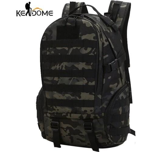 35L Tactical Military Backpack Camping Assault Molle Sports Bags Mountaineering Hiking Trekking Camouflage Hunting Bag XA369WD