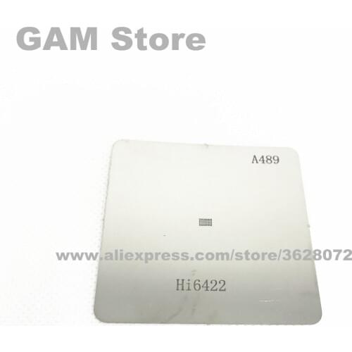 HI6422GWCV210 BGA Stencil For Huawei MATE8 Mate9 MT9 MT8 P9 P10 Power IC Reballing Chip Pins Solder Direct Heating Template A489
