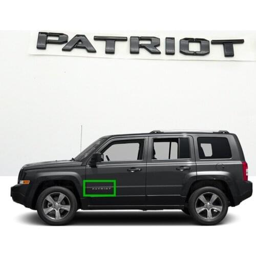 10pcs/a Lot For Patriot Emblem Nameplate Badge Decal Car Door Side Fender Logo Stickers