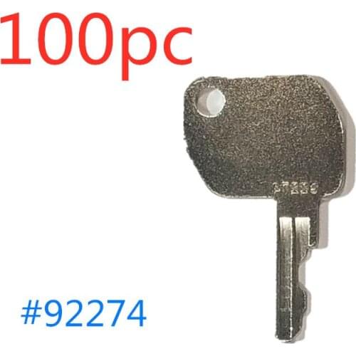 100) key For Ford New Holland Keys for JCB Backhoe Heavy Equipment Ignition Key 92274 1592