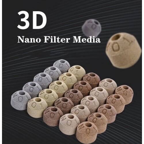 Aquarium Ceramic Filter Media Nano Bio Sphere for Marine and Freshwater Fish Tank Aquarium Canister Filter Pond Bio Filtration