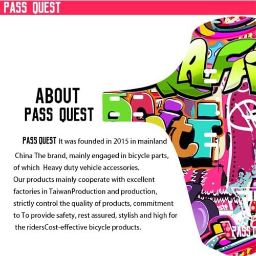 Pass Quest Mtb Bike Fenders Front Fork Saddle Tail Fender Mud Guards Mudguard Enduro Mud Guard Ass Savers Mudguards