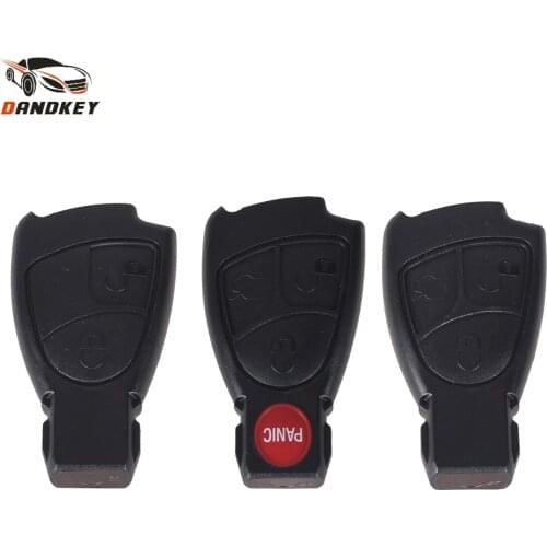 Dandkey 2 3 3+1 Buttons Key Shell Fob Cover Car Key Case For Mercedes Benz B C E S ML SLK CLK Class For Mercedes Key
