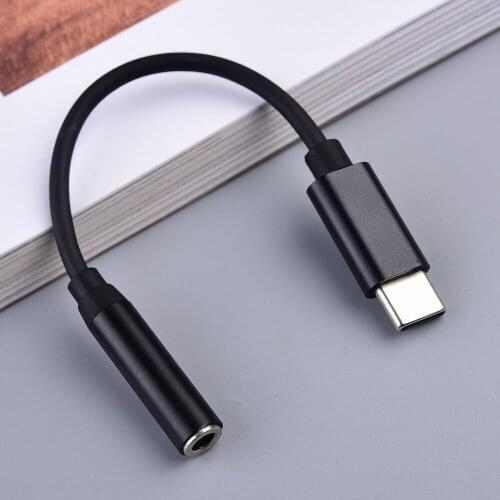 USB C To 3.5MM Digital Audio Cable DAC Earphone Adapter For Samsung Xiaomi Huawei Oneplus Smartphones Type C Jack Converter