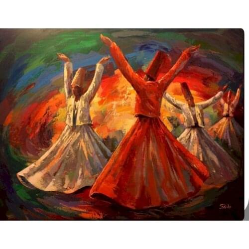 Gatyztory Frame Dance Paint By Numbers For Adults Kids Handpainted Figure Oil Painting Canvas Drawing DIY Gift Home Wall Decor