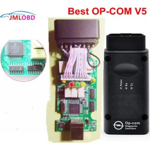 OPCOM V1.95 Firmware Interface OP-COM 1.95 For Opel Diagnostic Tool OP COM v5 with Real pic18f458 Chip