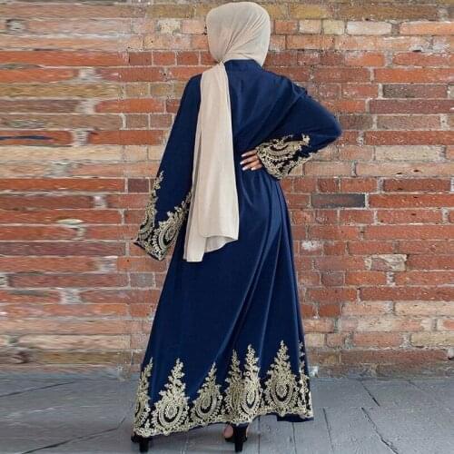 Kaftan Dubai Abaya Kimono Cardigan Muslim Hijab Dress Turkish Saudi Arabia African Dresses for Women Caftan Robe Islam Clothing