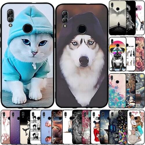 Soft Silicon Case For Huawei Honor 10 Lite Case Soft TPU Fundas Bumper Phone Case For Huawei P Smart 2019 Case Back Cover Shell