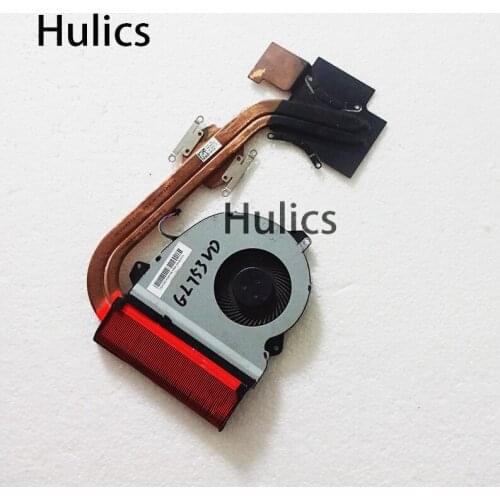 Hulics Original CPU cooling Radiator Heatsink Fan for Asus ROG STRIX GL753 GL753V GL753VD ZX53V 1323-00VY000 13N1-19A0101