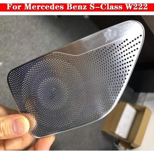 Audio Speaker Panel For Mercedes Benz S-Class W222 2014-2019 Car Interior Door Trim Cover Loudspeaker Midrange Lid Accessories