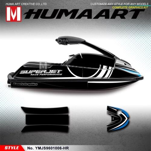HUMAART Personalized Stickers for Watercraft PWC Super Jet Ski SJ 700 2002 2003 2004 2005 2006 2007 2008 2009 2010 2011 to 2015