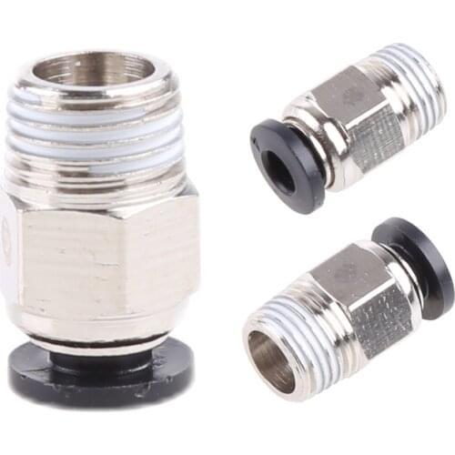 3D Printer V6 J-Head Pneumatic Connector 1.75mm PTFE Tube Quick Coupler Fitting Q1JC