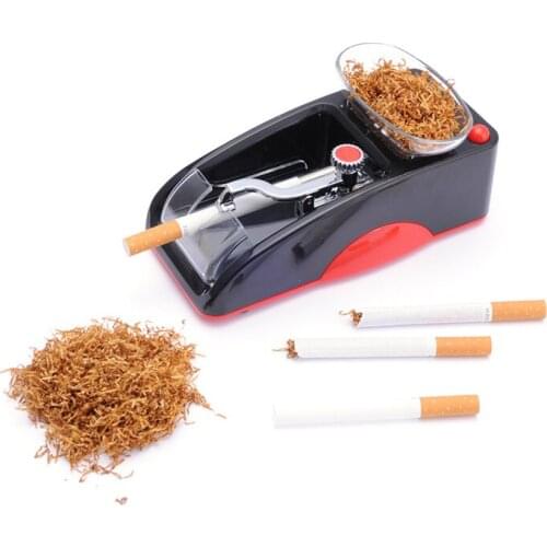Portable electric Manual Cigarette Puller Tobacco Roller Cone Rolling Machine Smoking Rolling Papers Cigarette Maker DIY Tools