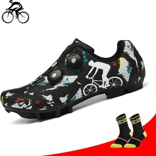 Pro Cycling Shoes Men Sapatilha Ciclismo Mtb SPD Sneakers Women Self-locking Breatheble Triatlon Road Bicyle Riding Sport Shoes