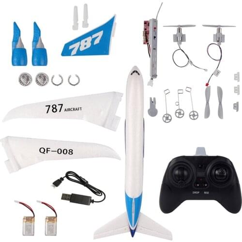 QF008-Boeing 787 2.4GHz 3CH EPP RC Airplane 550mm Wingspan Fixed Wing RTF Scale Aeromodelling Remote Control Airplanes