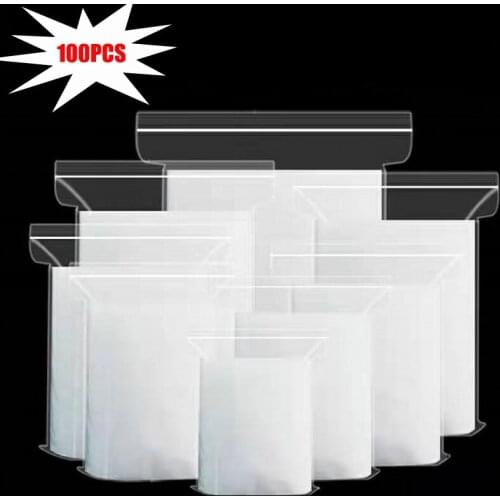 Thickened Transparent Bag Small Plastic Seal Bag Storage Food Sealed Bag PE Package Bag Tea Dried Fruit Medicine Storage