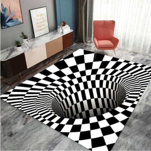 Vortex illusion rug 3d vortex illusion print swirl optical illusion areas rug rug rug non slip mat doormat rugs