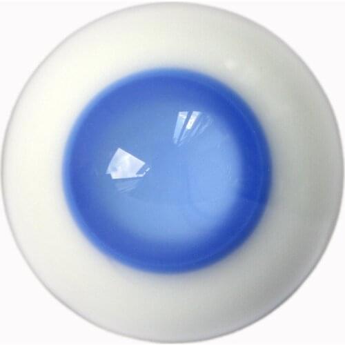 [wamami] 6mm 8mm 10mm 12mm 14mm 16mm 18mm 20mm 22mm 24mm Blue Glass Eyes Eyeball BJD Doll Dollfie Reborn Making Crafts