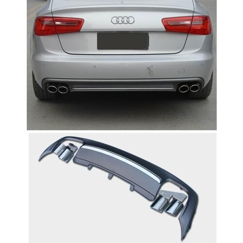For Audi A4 B9 2013.2014.2015.2016 Rear Lip Spoiler High Quality PP ABS Car Bumper Diffuser Auto Accessories