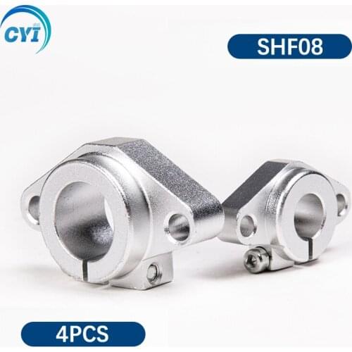 4pcs/lot SHF8 Linear Bearing Shaft Support CNC Router for 3D Printer
