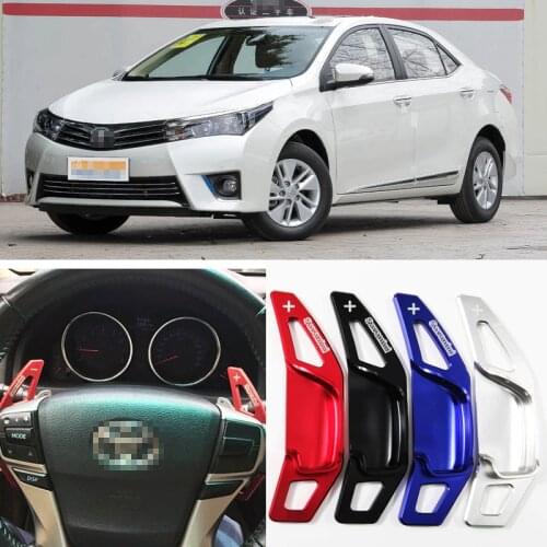 Car Accessories Aluminum Steering Paddle Shifter Extension For Toyota Corolla 14-18 Car-styling