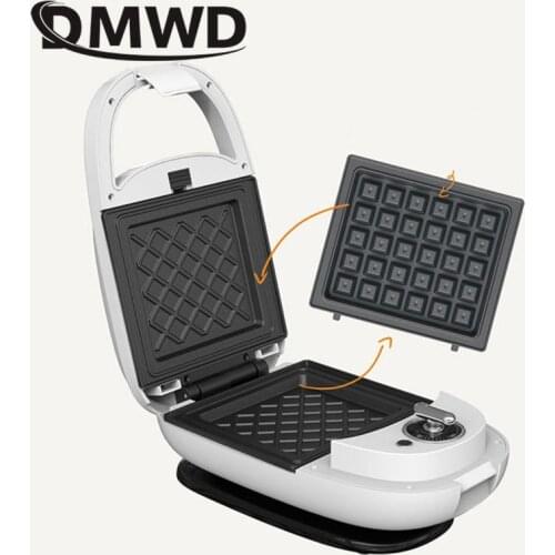 DMWD Non-stick baking trays of Electric Waffle Maker Eggette /Doughnut/Cake/takoyaki octopus ball Grill Pan lollipop cake trays