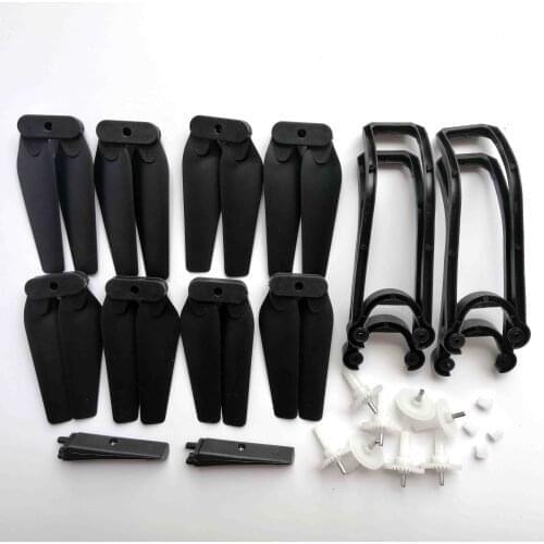 E88 teng1 E88 pro rc drone Spare Parts E525 LS-E525 rc Quadcopter Accessories Propeller blades landing gear guard gear kit set