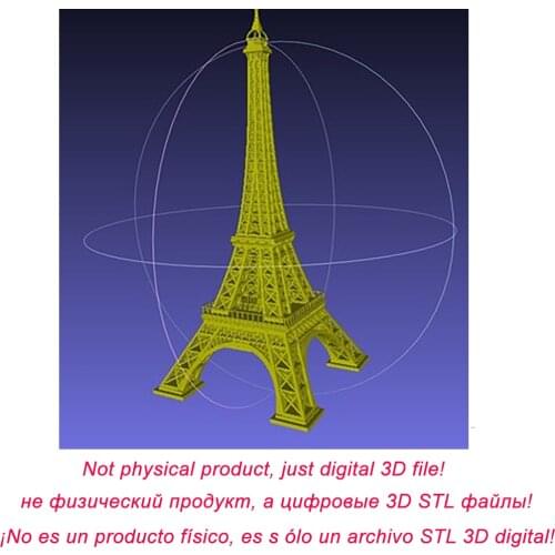 Eiffel Tower 3D model STL format for 3D printer