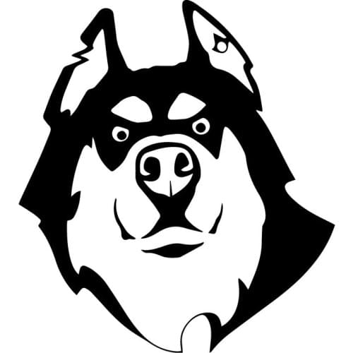 Hot Sale Cartoon Dog Fashion Applique High Quality Car Decoration Personality Pvc Waterproof Applique Black/white, 13cm*12cm