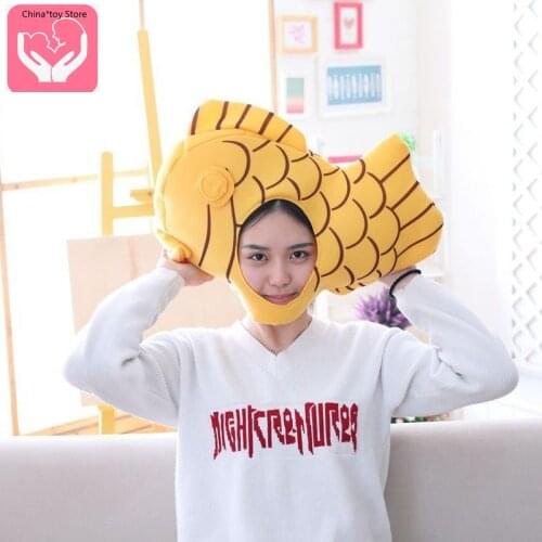 Hot Sale Soft Girl Plush Snapper Headgear Photo Prop Costume Accessories Headgear