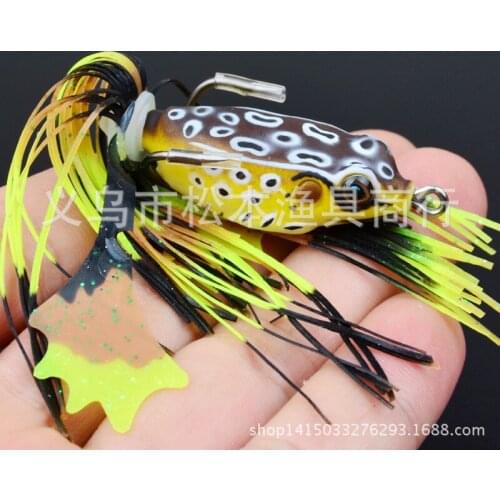 100pcs/lot 2" 5.08cm classic bait lures lures 0.24OZ 6.86g Ray frog Fishing Bait blackfish Tackle dwrs6114b