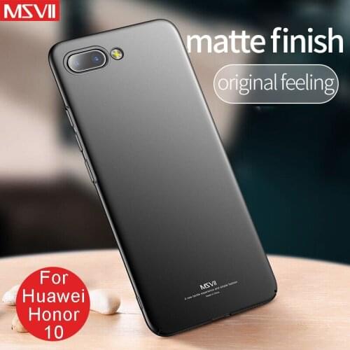 Msvii Cover for Huawei Honor 10 Case Cover Slim Matte Case for Honor 10 Case Honor10 Hard PC Cover for Huawei Honor View 10 Case