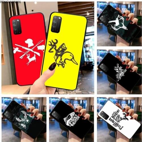 PENGHUWAN Duck Hunting Soft black Phone Case for Huawei Honor 30 20 10 9 8 8x 8c v30 Lite view pro