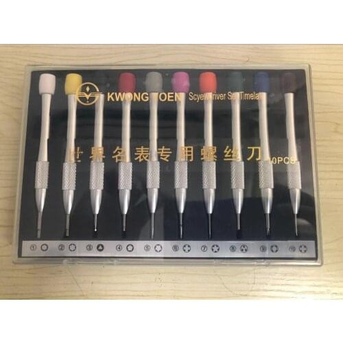 Watch maintenance tools for ten different watch brand screwdriver sets screwdrivers