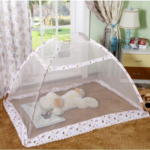 Hot Children Infant Baby Bed Canopy Playpen Folding Cartoon Mosquito Nets Character Portable Crib Baby Mosquito Net Bed Tent