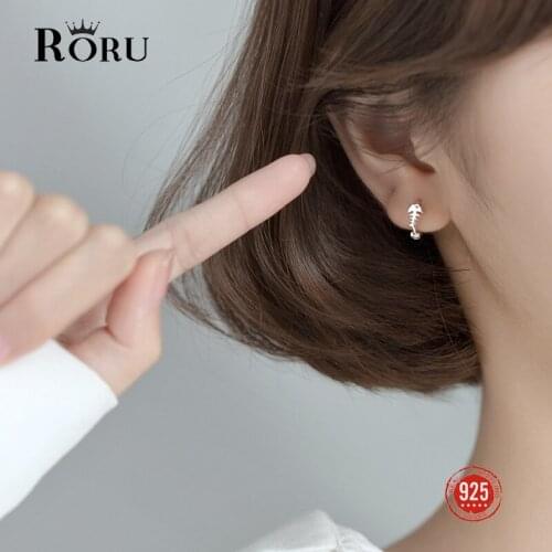 Серебряные серьги RORU China At AliExpress