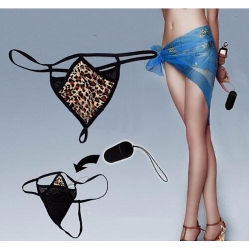 Alluring GStrings flirting BDSM jump egg vibrator bag panty hide vibrating bandage sex game for women sex toys sex product