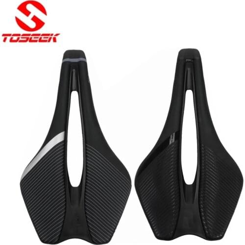 TOSEEK Bicycle Saddle Ultralight Racing Seat Ergonomic Design Cr-mo Seat Shock-absorbing comfortable MTB Road Bike saddle