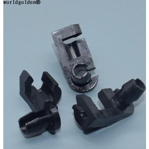 Worldgolden 100pcs Door Lock Rod Clip Used On Left-Hand Side for GM 1971-On19815325,16607593 Ford 1972-On D2VZ-6521952A7