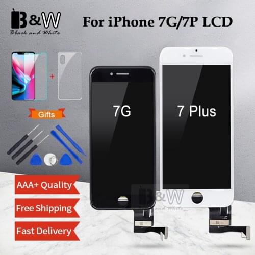 1PCS 5.5 inch For iPhone 7 Plus LCD Screen 4.7 inch For iPhone 7G LCD None Spot Grade AAA++++ Display Touch Digitizer Assembly