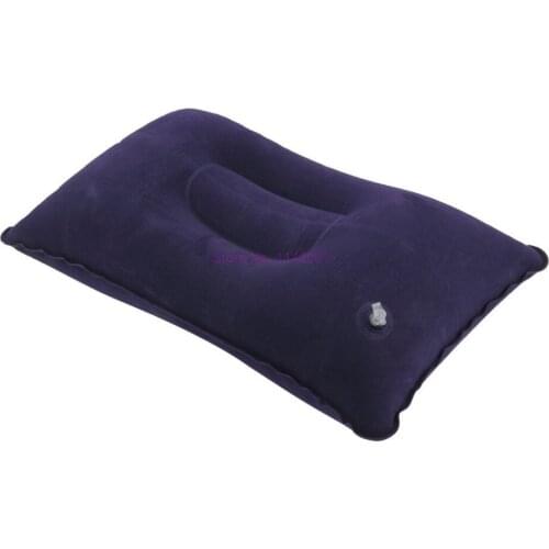 100 pcs Durable Portable Fold Outdoor Travel Sleep Pillow Air Inflatable Cushion Break Travel Plane Hotel Rest Sleep Pillows