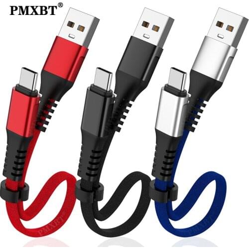 30 cm Short Cable Micro USB Type C Fast Charger Data Sync Wire Cord For Huawei P40 Xiaomi 10 Mobile Phone USB Charge Line Cables